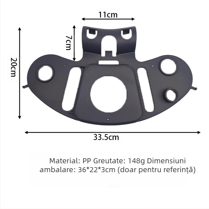 Raft de depozitare pentru tigăi pentru bucătărie de acasă TM6 – Compatibil TM6/TM5; Material: PP; Stil: Modern minimalist; Logo imprimat: Da; Personalizare disponibilă