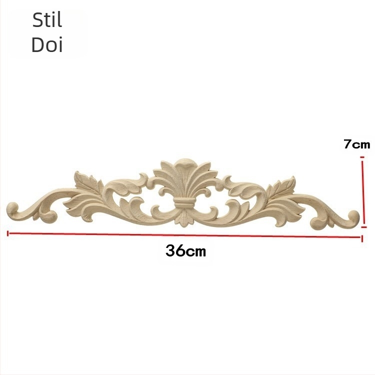 Relief din lemn de cauciuc pentru decorul casei — suprafață lustruită, personalizare disponibilă, etichetă privată licențiată