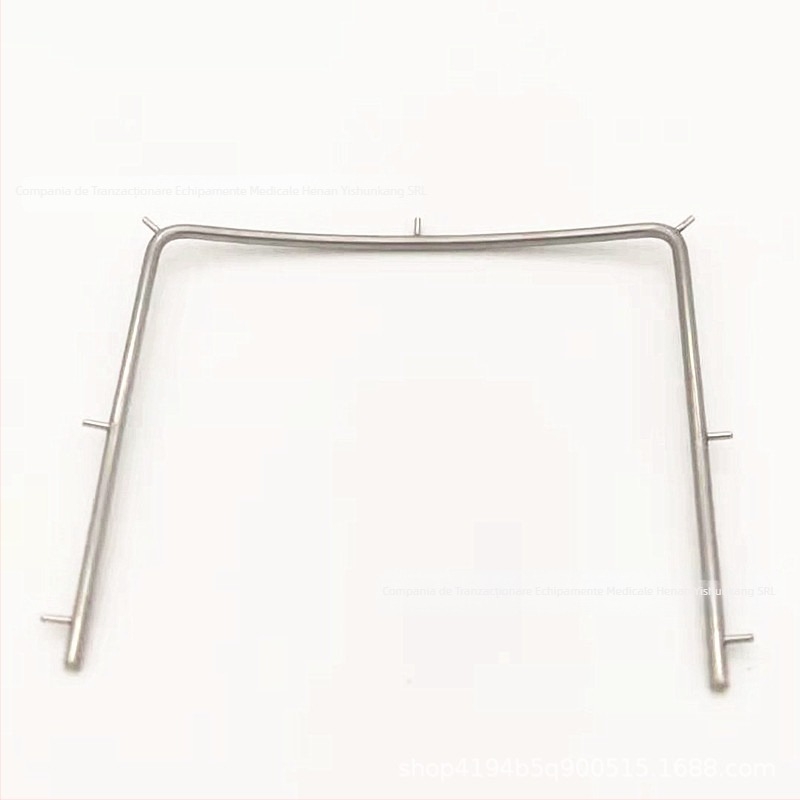 Cadru pentru dam dentar din cauciuc cu orteză facială – accesoriu dentar, din alte materiale