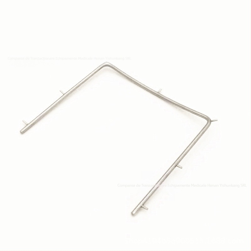 Cadru pentru dam dentar din cauciuc cu orteză facială – accesoriu dentar, din alte materiale