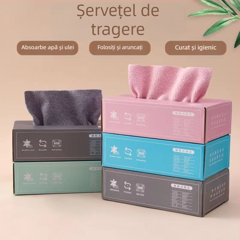 Prosop de bucătărie din microfibră, pentru vase și boluri, utilizare umedă/uscată, lavabil