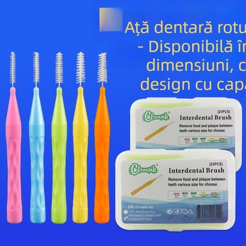 Periuță interdentală în formă de I pentru spațiile dintre dinți — manuală, 100 buc., Cleanpik