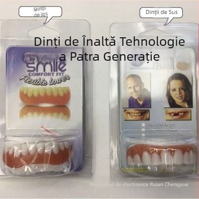 Proteze dentare – set complet, sus și jos, zâmbet instant, albire, dinți reali