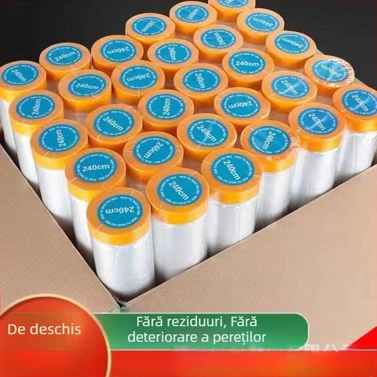 Husă de protecție din plastic pentru mobilier, de unică folosință, transparentă, cu imprimare a logo-ului și personalizare