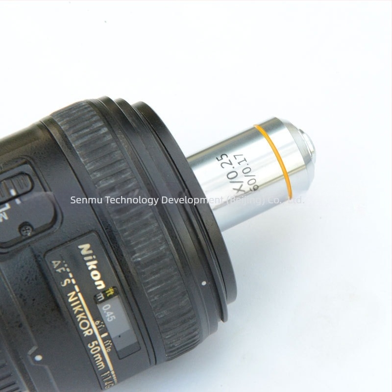 Obiectiv RMS pentru microscopie, fotografie macro, compatibil cu aparat fără oglindă, filet de filtru 37/82M