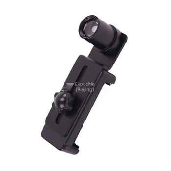 Clește metalic pentru microscop, clip pentru conectare la telefon, vizualizare, fotografiere și înregistrare video, ocular 12,5x