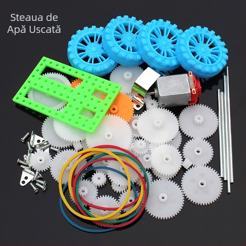 Kit de angrenaje pentru cutia de viteze pentru roboți DIY – 50 piese din plastic Mercury
