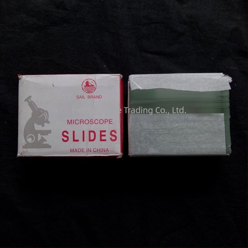 Slide-uri de microscop Sailboat, modele 7101/7105, suprafață transparentă sau mată – 50 bucăți