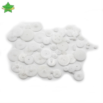 Kit de angrenaje pentru robot (58 tipuri de angrenaje din plastic pentru cutie de viteze DIY)