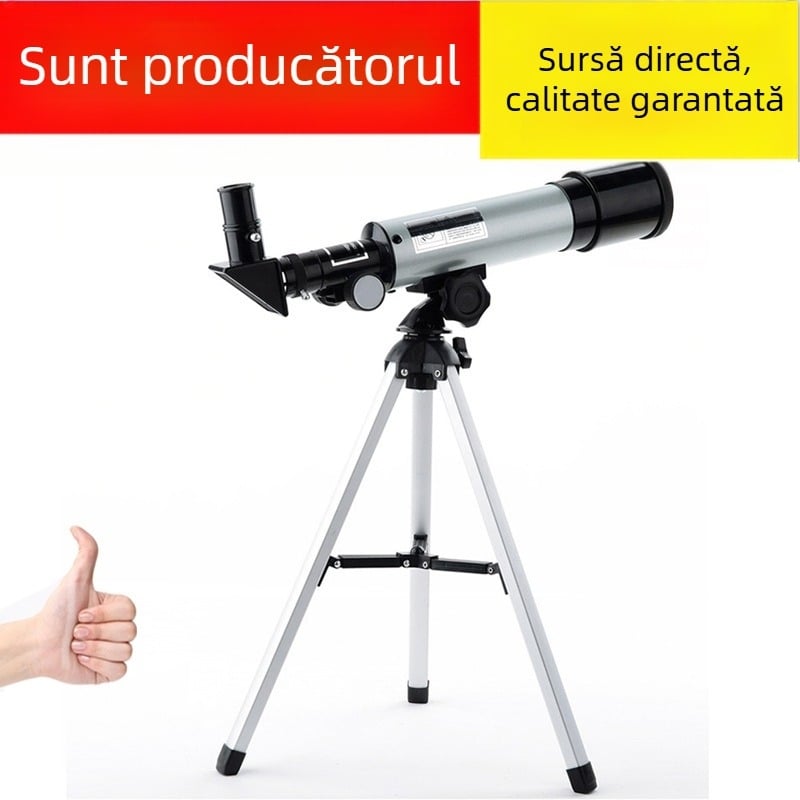 Telespect monocular astronomic F36050, 90x mărire, pupila de ieșire 50 mm, potrivit pentru elevi