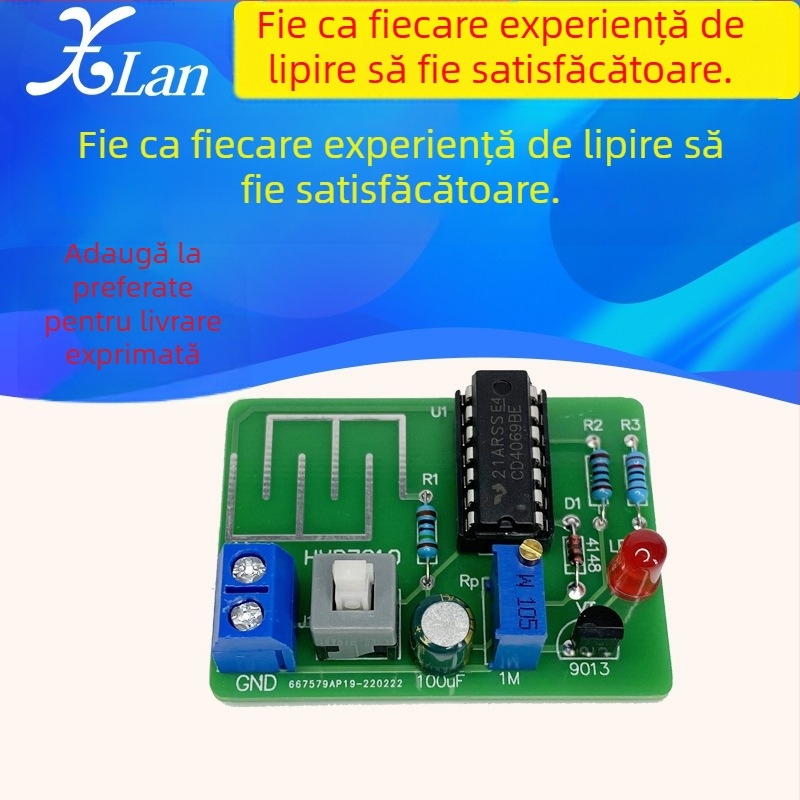XLAN Lampă cu senzor de atingere – kit DIY pentru instruire cu întrerupător cu întârziere