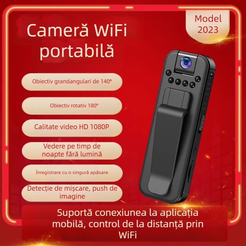 Cameră L7WiFi cu vizionare de noapte și înregistrator pentru aplicarea legii, înregistrări ale întâlnirilor de afaceri
