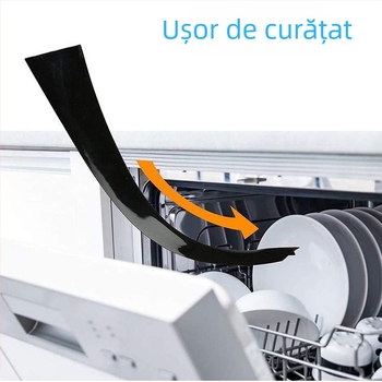 Bandă de silicon pentru sigilarea spațiului dintre aragaz și blat, anti-murdărire și protecție la praf, brand Zhongeng Rubber and Plastic