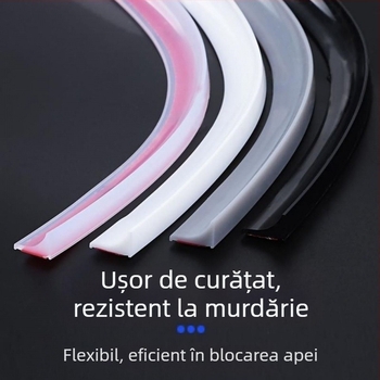 Bandă flexibilă de reținere a apei pentru bucătărie: pentru blat și chiuvetă, material PTE, rezistență la temperaturi înalte, uzură și coroziune