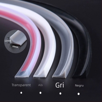 Bandă flexibilă de reținere a apei pentru bucătărie: pentru blat și chiuvetă, material PTE, rezistență la temperaturi înalte, uzură și coroziune