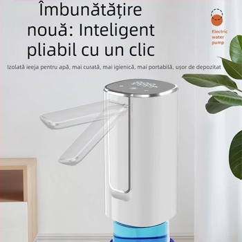 Pompă de apă pentru butoi cu ecran tactil, model H4, corp ABS, 5V, 4W