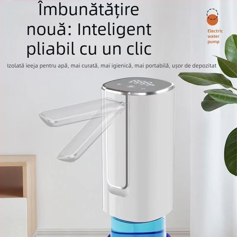 Pompă de apă pentru butoi cu ecran tactil, model H4, corp ABS, 5V, 4W