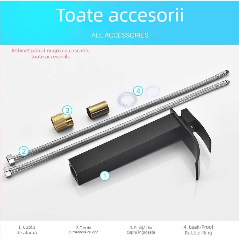 Norissa robinet de chiuvetă, din oțel inoxidabil, cartuș ceramic, 0–90°C, conexiuni 1/2\", montaj pe blat, model 1005, stil modern minimalist