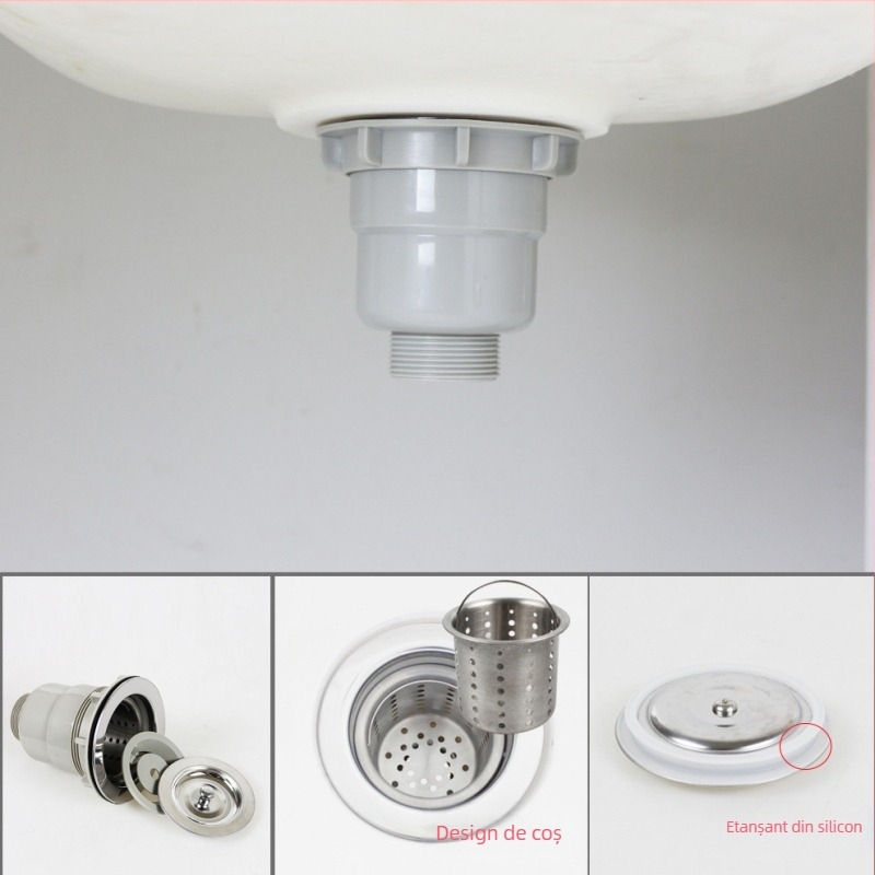 Talea XK158C007 Drenaj pentru chiuveta de rufe — Materiale: PP, PVC, SUS304; Model: XK158C007; Stil: New chinoiserie