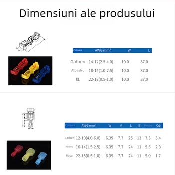 Terminal de conectare rapidă de tip T pentru magistrala principală și ramificații, interfață obișnuită, 15A, AC220V