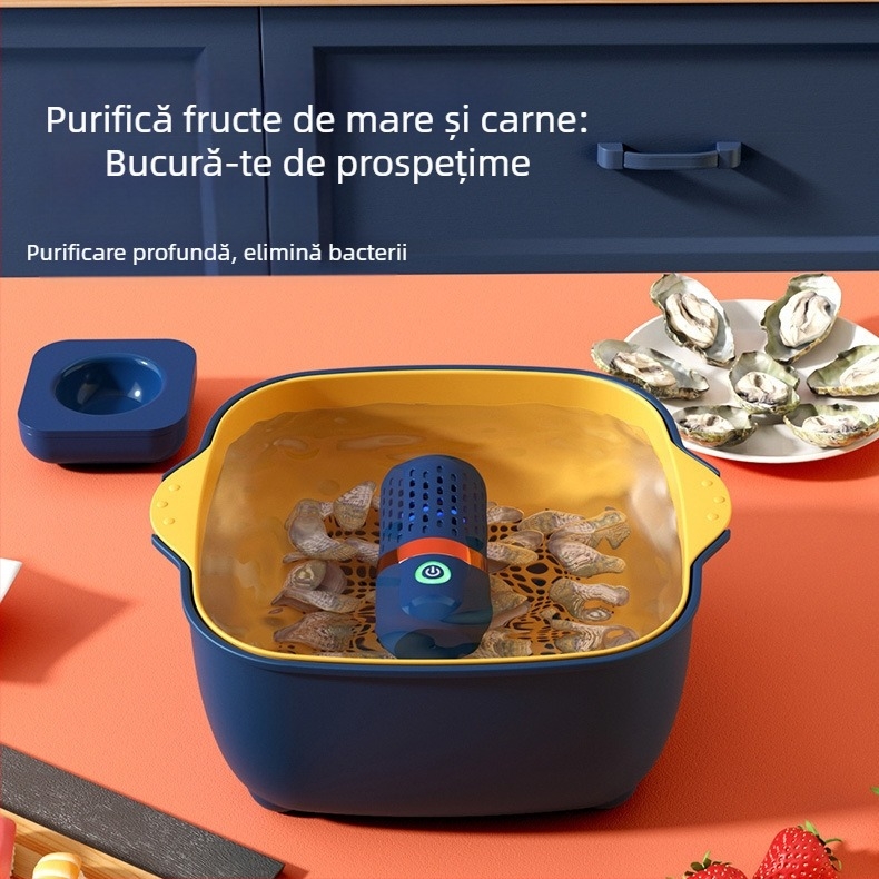 Purificator pentru fructe și legume – Model 022, capacitate ≤4 L, control mecanic, fără coș de spălare