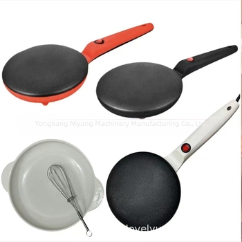 Tigaie electrică pentru clătite și vafe din aluminiu, NY, design modern minimalist, logo OEM, ambalaj 24 buc.