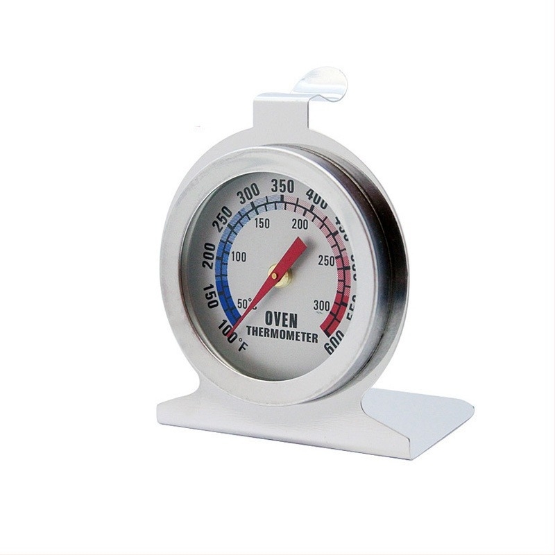 Termometru de cuptor din oțel inoxidabil, 50–300°C, independent pentru cuptor și grătar