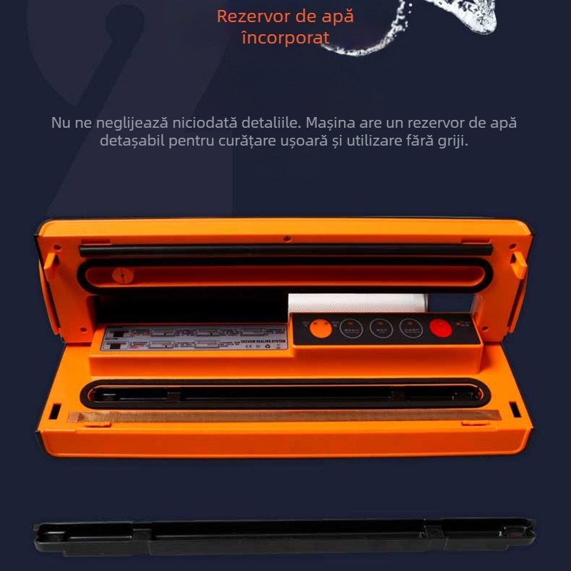 Mașină de vidat VGISAN/Huiqishang – pentru ceai și alimente, funcție sigilare, grosime peliculă 15–40 silk, control temperatură sub 100°C