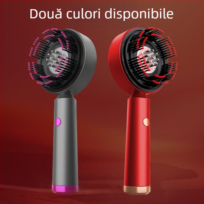 Pieptene masaj pentru scalp cu funcție de frământare pentru îngrijirea părului și creșterea acestuia – 3 viteze