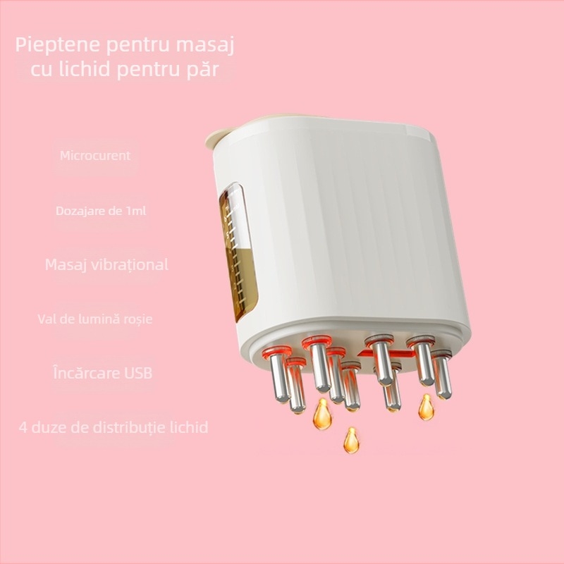 Pieptan de masaj pentru scalp Chewe, model 2213, 80 g, calmarea scalpului