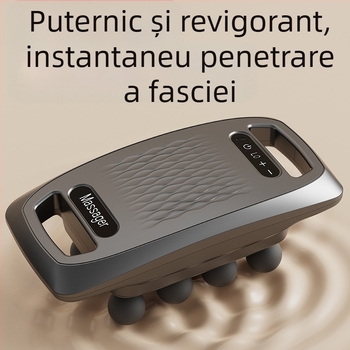 Masaj fascia gun pentru întreg corpul cu ecran LCD, motor cu peri, baterie încorporată 1200–2000 mAh, 6+ capete, zgomot sub 36 dB