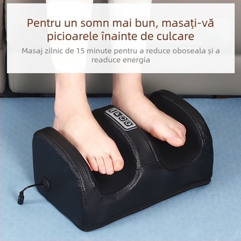 Departure dispozitiv de masaj pentru gambe și tălpi – masaj la puncte de acupuncură, design semiacoperit, încălzire infraroșu, frământare, masaj terapeutic pentru picioare; alimentare din mașină, control mecanic, lansat în 2023