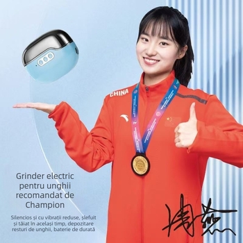 4 în 1 instrument electric pentru unghii cu lampă încorporată, corp din plastic – portabil, potrivit pentru copii și adulți