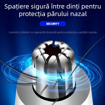 Trimer electric pentru nas unisex, tăiere sigură, corp ABS, greutate 0,06 kg, marca Dazzle Still