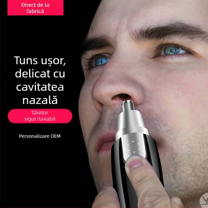 Trimer electric pentru nas unisex, tăiere sigură, corp ABS, greutate 0,06 kg, marca Dazzle Still