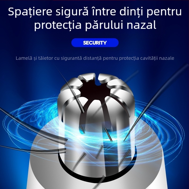Trimer electric pentru nas unisex, tăiere sigură, corp ABS, greutate 0,06 kg, marca Dazzle Still
