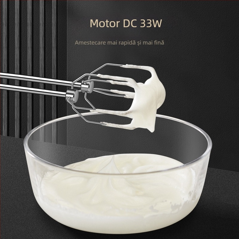 De Platinum Batator de ouă fără fir, cu 5 trepte, mâner de mână, 150W, max. 36V