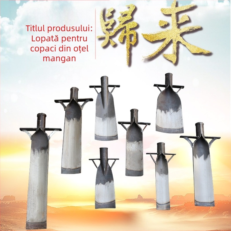 Lopată de grădină pentru rădăcini de copac, cap sudat, pentru uz în aer liber