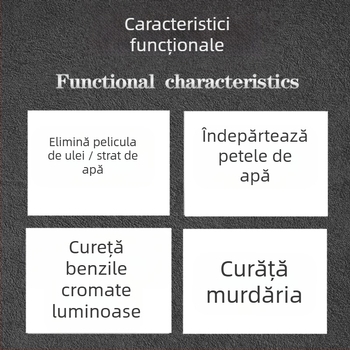 Sanliro Pulbere pentru lustruirea geamului auto – bază oxid de ceriu pentru îndepărtarea peliculei uleioase, îndepărtează petele de apă, durată de viață 3 ani, standard de calitate Q/GZHY 003-2025