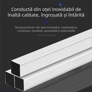 Raft de depozitare din oțel inoxidabil, mobil, pentru frigider și mașină de spălat, reglabil, telescopic, cu roți antiderapante