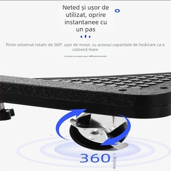 Raft de depozitare din oțel inoxidabil, mobil, pentru frigider și mașină de spălat, reglabil, telescopic, cu roți antiderapante