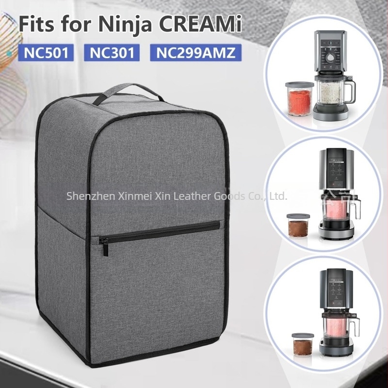 Acoperire de protecție pentru Ninja CREAMi NC501/NC301/NC299AMZ mașină de înghețată, model 8899, material textil, capacitate de încărcare 10 kg, personalizare disponibilă
