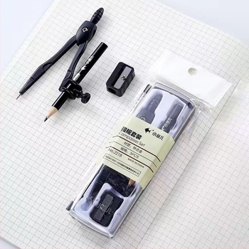 Little Fish 2218 compas de desen metal, set de 2 piese