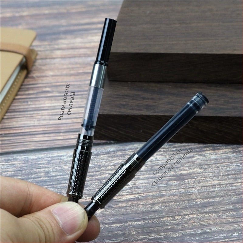 Stilou Eternal Life – corp metal cupru, sistem rotativ de absorbție a cernelei, logo tipărit