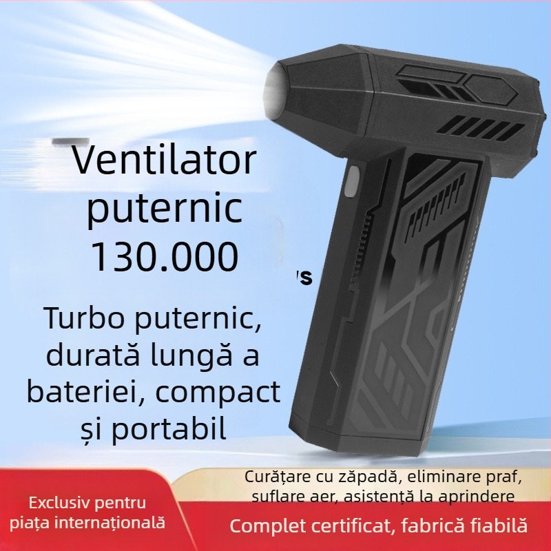 Kemeel WT-009 Pulverizator de praf pentru birou cu uscător de păr, baterie Li‑Ion reîncărcabilă, 12V, fără vid