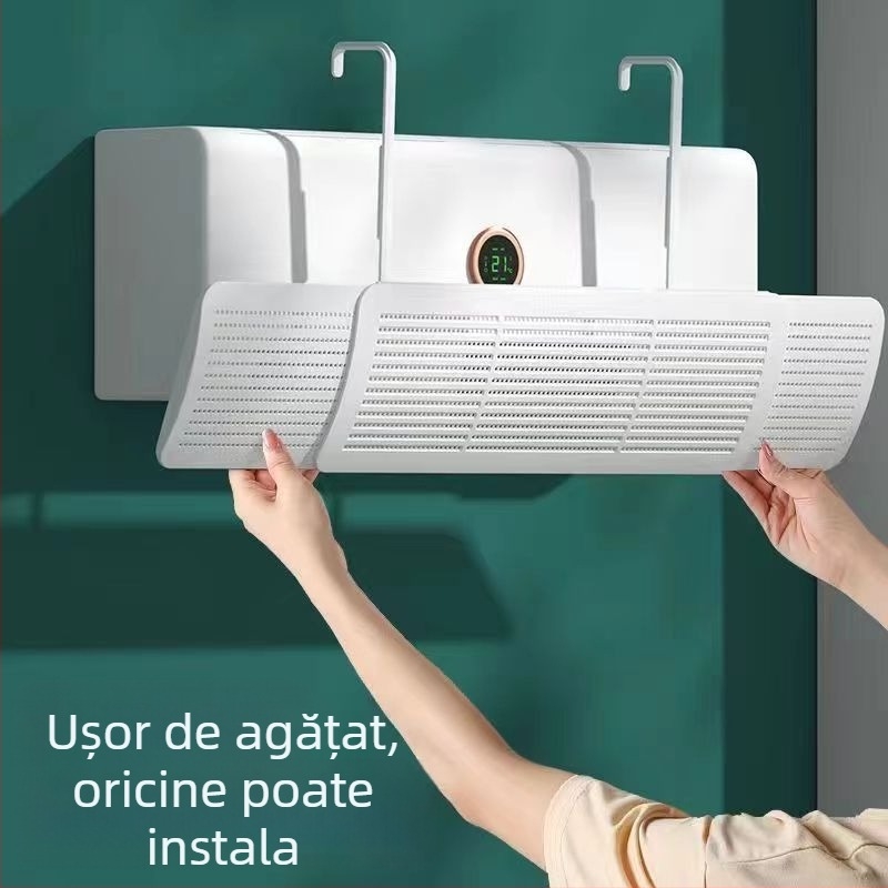 Paravan de aer pentru aer condiționat, design telescopic trei în unu, extensibil, model SY5414