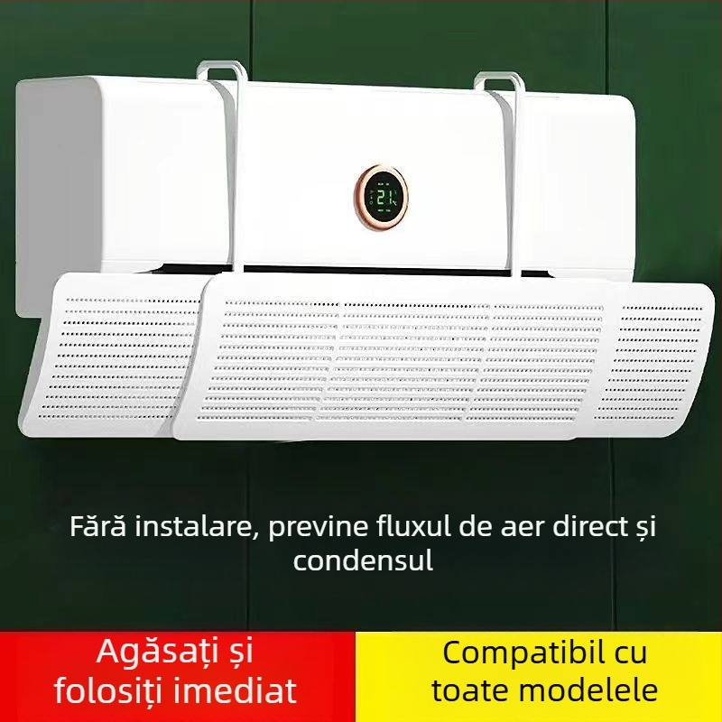 Paravan de aer pentru aer condiționat, design telescopic trei în unu, extensibil, model SY5414