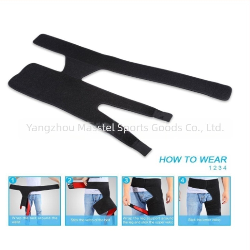 Mastette Curea integrată de protecție a taliei și a picioarelor pentru fitness și ridicare de greutăți — protecție din cauciuc pentru toate sporturile