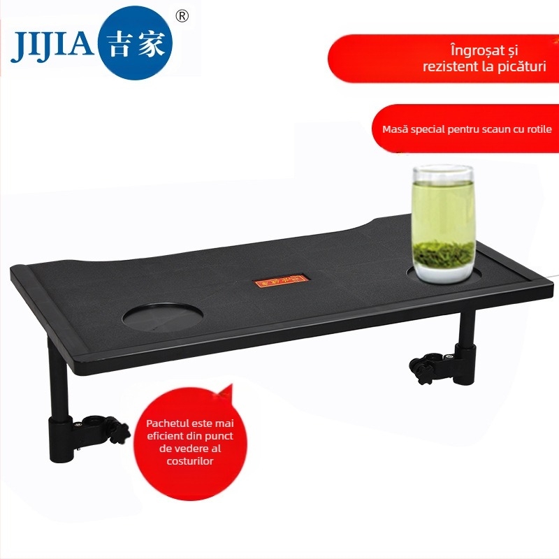 Heng hubang tavă de masă pentru scaun cu rotile, din plastic întărit