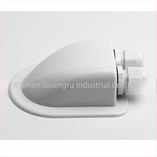 Cutie de conexiuni impermeabilă pentru RV, fără găuri, cu două găuri, ABS, turnare prin injecție, model ING-ABS-CEB/2W